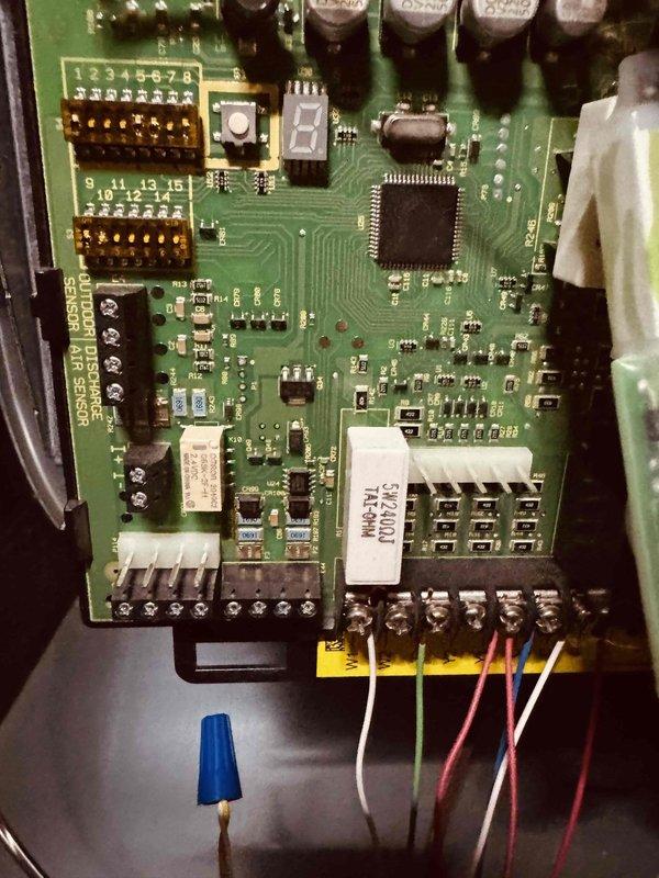 Completed comprehensive cooling season tune-up on ground-level air conditioning system, approximately 5 years old. Performed standard preventive maintenance procedures including inspection of control board circuitry and verification of electrical parameters using digital multimeter to ensure proper system operation and reliability for continued service.