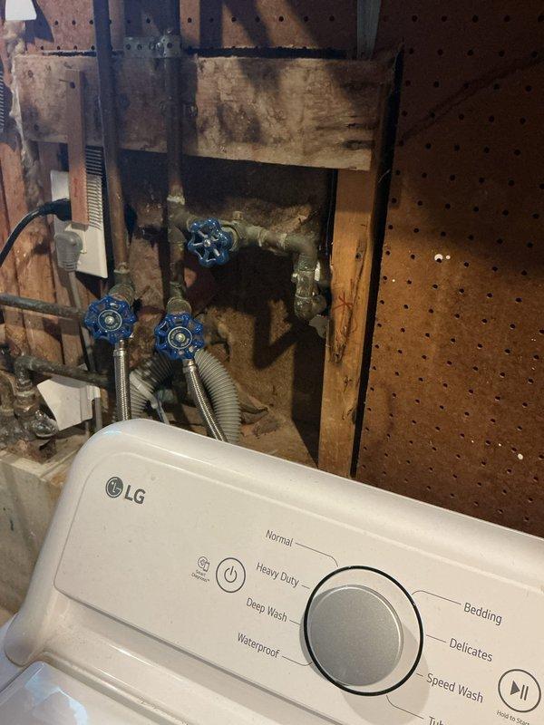 Installed accessible shut-off valves for two exterior faucets to eliminate the need for crawl space access when turning off water supply. Primary focus was on the backyard faucet, with new valve installations providing convenient exterior water control for the homeowner.