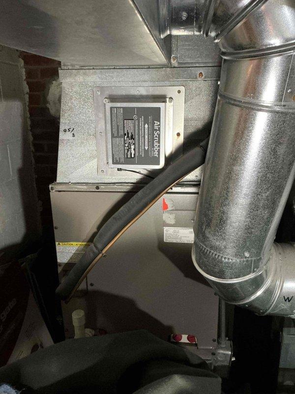 Completed estimate for replacement of 15-year-old air conditioning system experiencing refrigerant leak. Assessed existing Lennox HVAC installation including furnace, ductwork configuration, and drainage/venting system in basement mechanical room. Documented current equipment condition and provided replacement recommendations.
