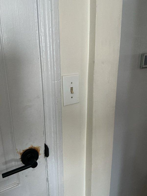 Responded to service call for ceiling fan installation assistance. Upon arrival, found that existing electrical wiring had deteriorated and crumbled during customer's attempted DIY ceiling fan replacement. Assessed the damaged wiring condition and documented the electrical hazard for proper repair recommendations.