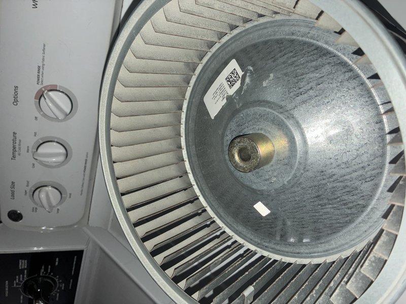 Performed blower wheel cleaning to remove accumulated dust and debris from HVAC system. Installed hard start capacitor from truck stock to improve compressor starting performance and system reliability. All components tested and verified operational upon completion.