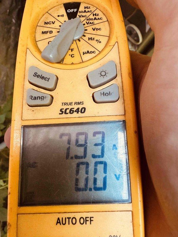 Completed scheduled MVP cooling maintenance visit. Performed system diagnostics using digital multimeter to verify electrical parameters and component functionality. Inspected control board circuitry, sensors, and outdoor disconnect components to ensure proper operation of cooling system.