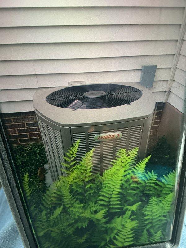Responded to service call for unusual noise from operational AC unit. Upon inspection, discovered severely clogged air filter with excessive accumulation of dust, lint, and debris creating airflow restriction. Replaced contaminated filter with new pleated filter, restoring proper airflow to system and eliminating noise issue caused by strain on blower motor.