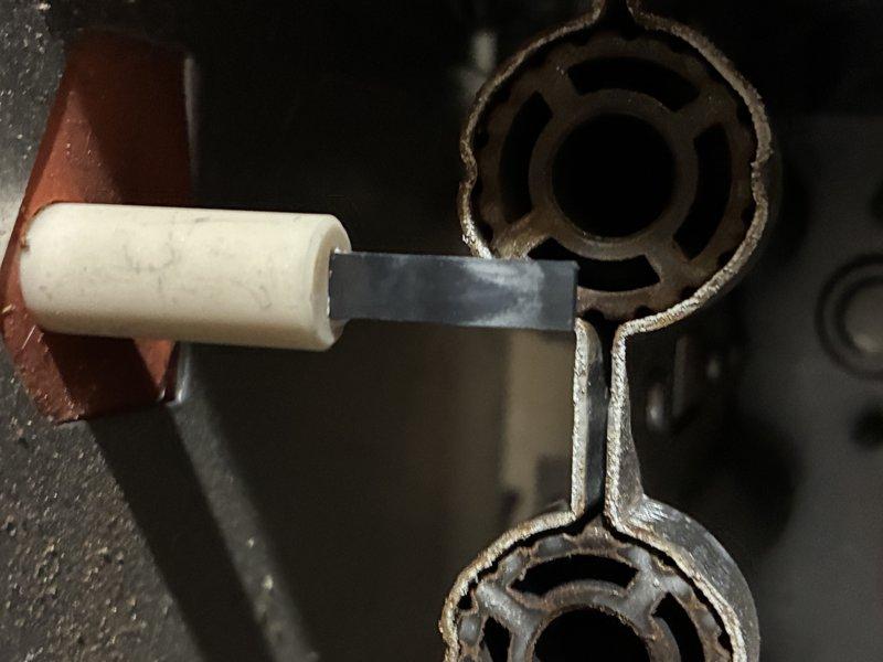 Replaced failed heat exchanger along with igniter and limit switch due to interconnected failure points within the furnace system. All replacement parts were installed and system was tested for proper operation and safety compliance.