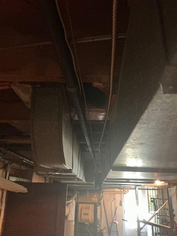 Installed dedicated electrical circuit for dehumidifier in basement mechanical room. Ran metallic flexible conduit from main electrical panel to new junction box mounted on ceiling joist, routing through attic space alongside existing HVAC ductwork. Circuit tested and verified operational upon completion.