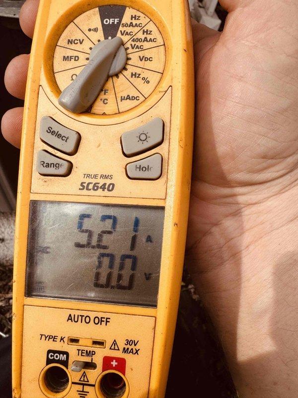 Performed second opinion evaluation on 10-year-old air conditioning system reportedly losing refrigerant. Conducted diagnostic testing using digital multimeter to measure electrical parameters and verified system operating pressures against manufacturer specifications for HFC-410A refrigerant. Reviewed charging procedures and normal operating pressure tables to assess system performance and determine validity of previously reported refrigerant leak.