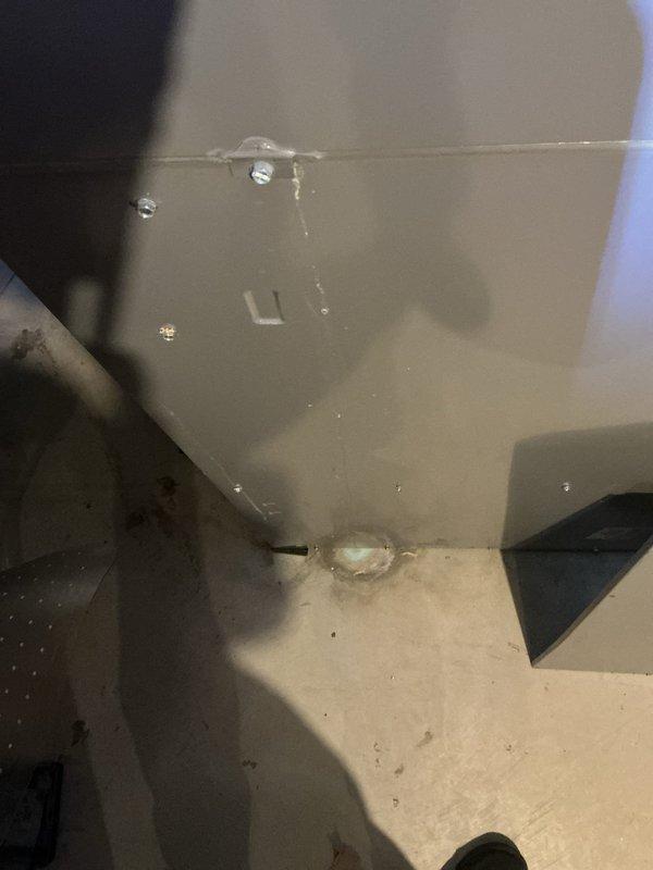 Provided complimentary second opinion assessment on 15-year-old air conditioning system. Documented corrosion present beneath furnace unit and moisture accumulation on utility room floor, with photographic evidence captured for customer records and comparison with previous service quotes.