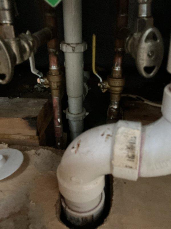 Replaced 22-year-old 40-gallon electric water heater with new 40-gallon short electric unit featuring 6-year manufacturer warranty. Updated corroded cold water shut off valve and installed thermal expansion tank. Removed existing ball valve on hot water side of water heater. Installed new 3/4-inch shut off valve on house side of water meter. Replaced two shut off valves under second floor lavatory that isolate tub and lavatory fixtures with new ball valves, including necessary pipe and couplings to complete installation.