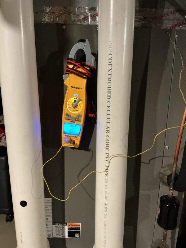 Completed scheduled MVP air conditioning maintenance service. Performed comprehensive system inspection including blower assembly evaluation and electrical testing of capacitor and associated components. All measurements recorded within normal operating parameters, and system confirmed to be functioning properly.