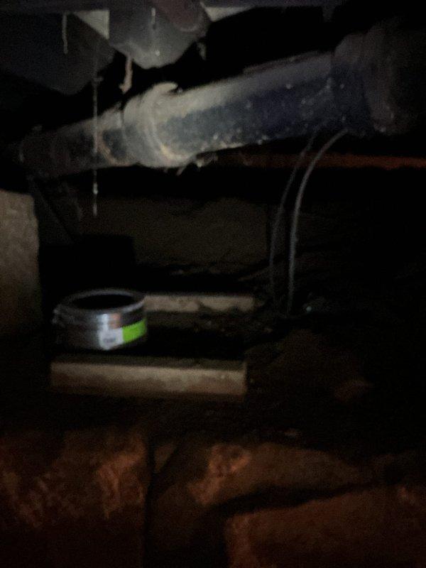 Installed 25 feet of above-ground gas piping using pre-staged materials including gas line kit and pipe components. Routed new gas line through crawlspace area beneath floor joists alongside existing mechanical systems and stone foundation wall. Installation completed and confirmed operational per specifications.