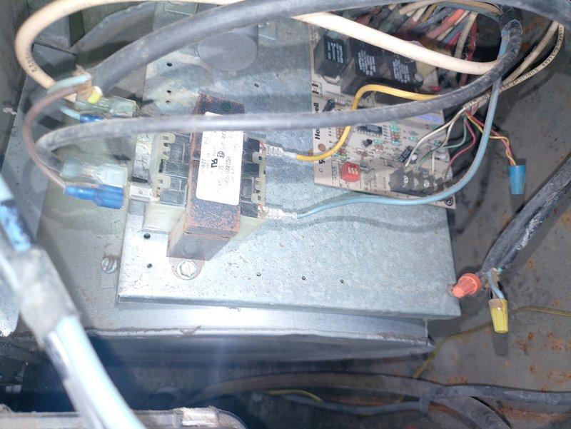Completed routine maintenance on residential air conditioning system for new homeowners. Performed system inspection including examination of air handler unit, electrical control panel, and associated components. Verified proper operation of blower motor, contactors, and control circuitry; all equipment found to be functioning within normal parameters at time of service.