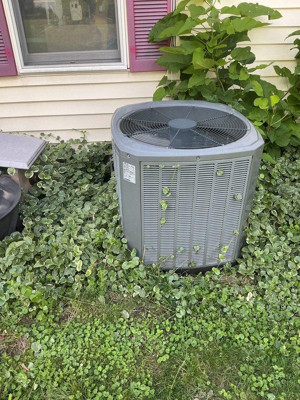 Completed MVP maintenance on a 14-year-old residential air conditioning system. Performed comprehensive inspection of outdoor condenser unit and associated indoor components, including pressure vessel and ductwork connections. All system components were evaluated, tested, and found to be operating within normal parameters for the unit's age.