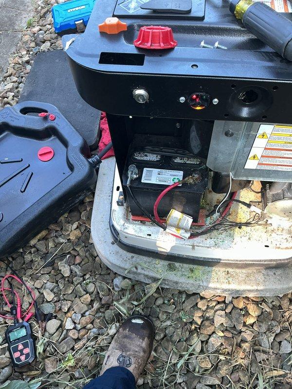 Completed scheduled maintenance on a Generac 14 KW standby generator. Performed comprehensive system inspection, battery testing with diagnostic equipment, fluid level verification, and operational checks to ensure proper functionality and readiness for automatic operation during power outages.