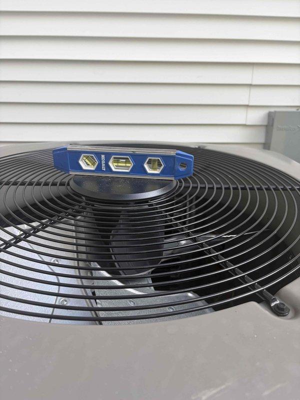 Performed warranty service on recently installed HVAC condenser units that had settled and were no longer level. Assessed unit positioning using precision level tool and releveled equipment to manufacturer specifications to ensure proper drainage, optimal performance, and equipment longevity.