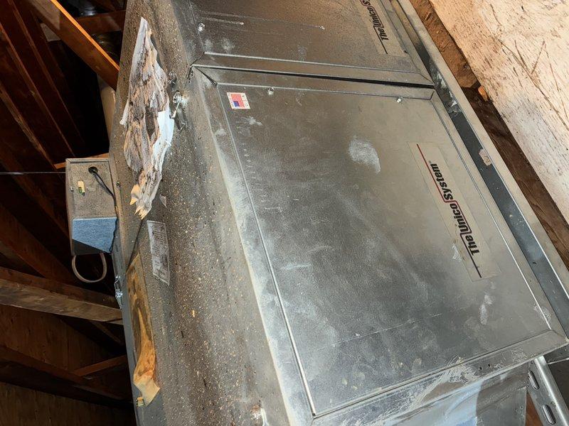 Completed MVP cooling maintenance visit on attic-mounted Lennox unit. Performed comprehensive system inspection including electrical connections, capacitor check, and visual assessment of all accessible components. Unit operational with all electrical connections secure and functioning properly.