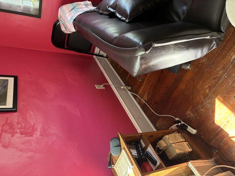 Replaced multiple electrical outlets throughout the residence, including installations in rooms with decorative wall finishes and living areas. All outlet replacements were completed to code specifications, ensuring proper grounding and secure mounting in existing junction boxes.
