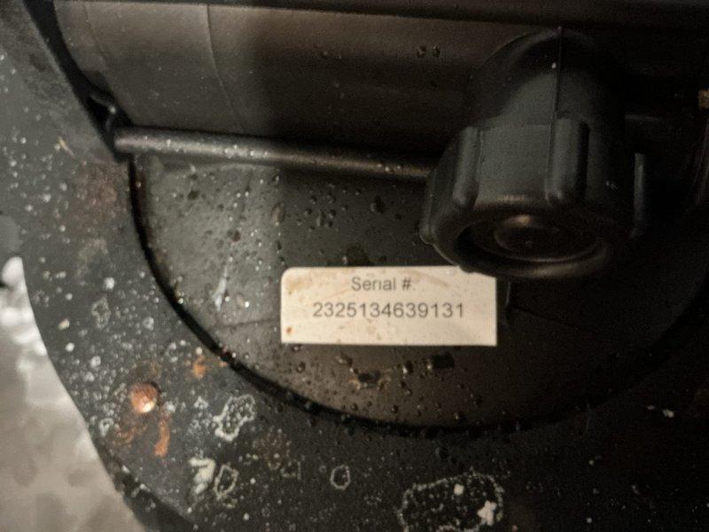 Responded to service call for water softener not cycling through salt properly despite being a newer unit. Upon inspection of the dual-tank water softening system, documented equipment condition including serial number 23251348639131 and assessed control unit functionality. Customer advised that repair services would not be provided for this particular unit, and estimate for new water softener replacement system was offered as the recommended solution.