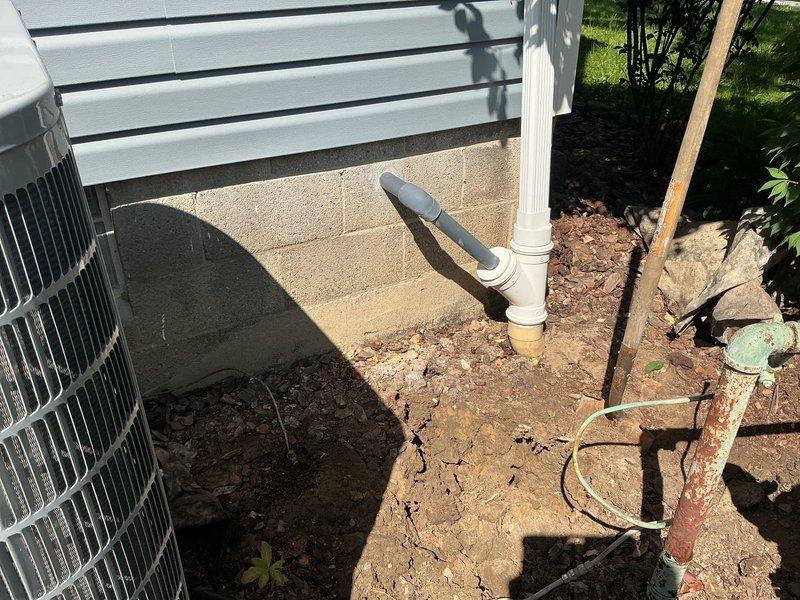 Responded to gas leak emergency where utility company had shut off gas service to property. Performed comprehensive diagnostic inspection of exterior gas line system and identified compromised piping requiring repair. Documented existing conditions of weathered gas piping, valves, and meter assembly showing significant corrosion and aging. Assessed gas line configuration and prepared repair specifications to restore safe gas service to residence.