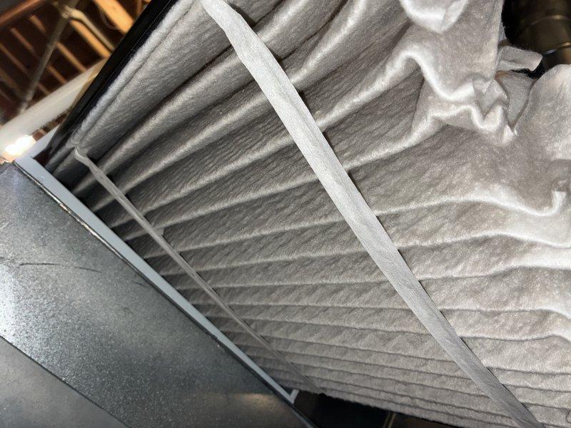 Completed MVP AC maintenance on cooling system. Performed thorough inspection of evaporator coil assembly, noting A-frame configuration with proper fin spacing and secured components with zip ties. Inspected electronic control board and verified all wire harnesses, terminal connections, and circuit board components for proper operation and secure mounting within equipment enclosure.