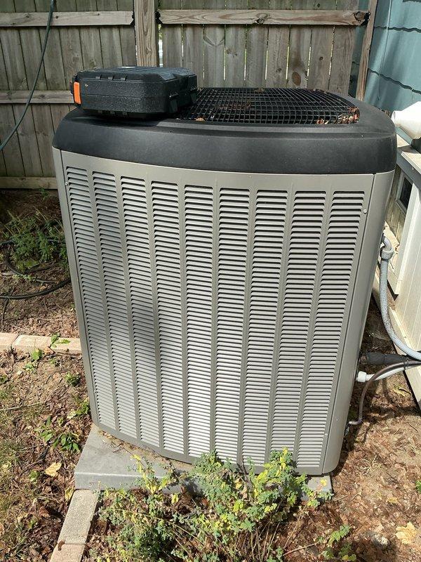 Completed comprehensive AC tune-up on 2020 Lennox system with outdoor condenser unit. Performed standard maintenance inspection of both indoor air handler and outdoor condensing unit, verified system operation, and documented equipment condition with no issues found. System operating within normal parameters with no repairs required at this time.