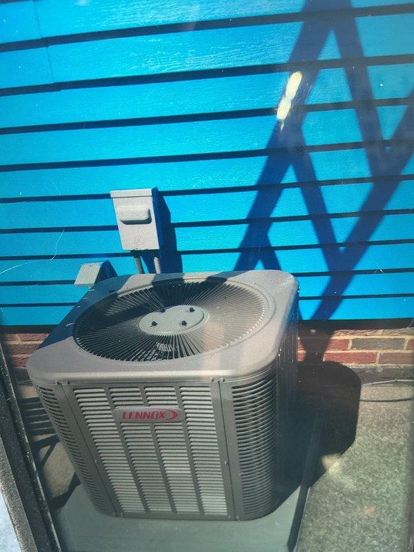 Responded to service call for Lennox residential air conditioning unit that was running but not cooling following recent maintenance. Upon inspection, diagnosed and resolved the issue causing loss of cooling capacity. Unit tested and confirmed operational with proper cooling output restored.