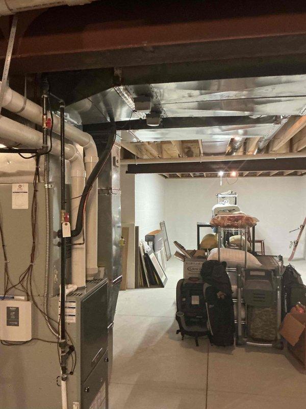 Conducted on-site assessment for Kohler generator installation. Evaluated existing basement infrastructure including HVAC equipment, ductwork configuration, and available utility chase space with PVC plumbing lines. Documented mechanical room layout, clearance requirements, and potential routing paths for electrical conduit and gas connections. Prepared preliminary estimate for generator system installation based on site conditions and equipment specifications.