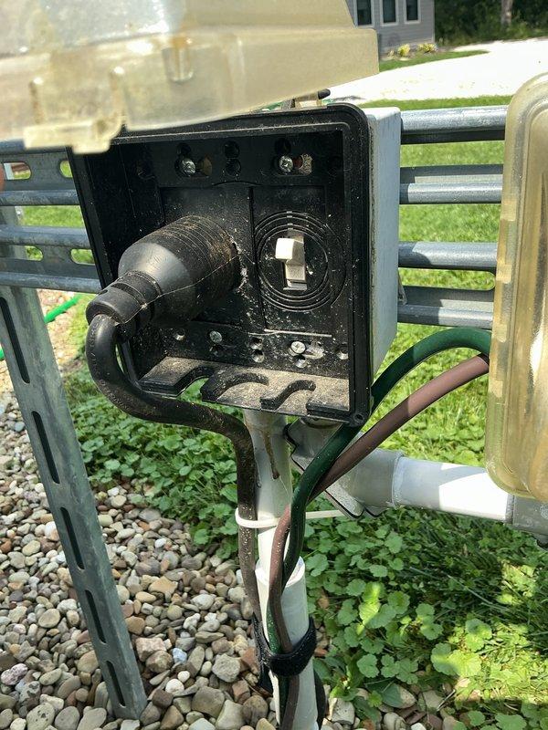 Responded to customer request for pool heater circuit installation at secondary electrical service located on exterior pole. Assessed existing outdoor electrical panel and conduit infrastructure running from pole-mounted service to residence. Provided estimate for dedicated circuit installation to accommodate pool heater load requirements at the remote service location.