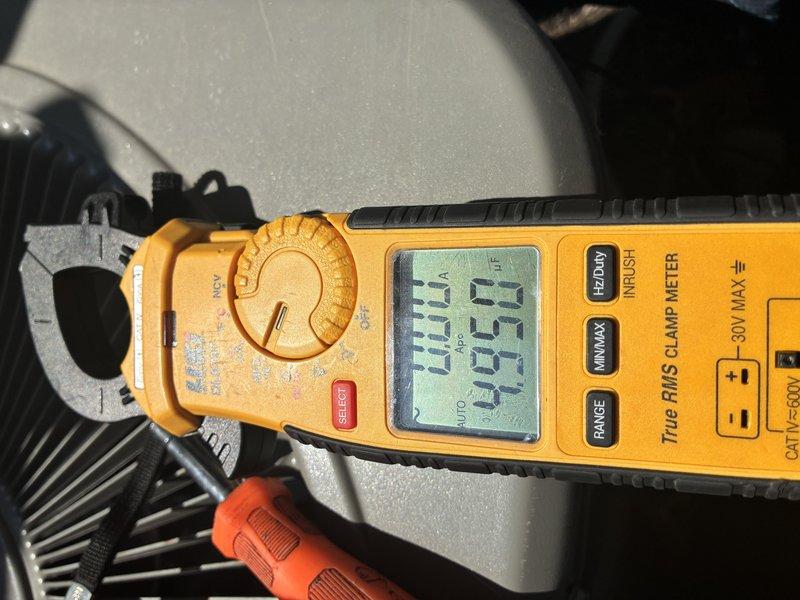 Performed comprehensive cooling maintenance on 1-year-old Lennox system as part of post-installation routine service. System confirmed operational upon arrival. Conducted complete AC tune-up including amperage readings using clamp meter to verify proper electrical draw on compressor and condenser fan motor. Inspected capacitor, coil condition, and all mechanical components. All measurements within manufacturer specifications. System operating efficiently with no deficiencies noted.