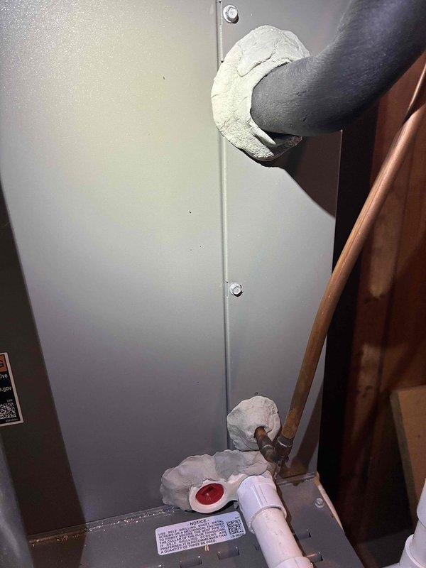 Completed scheduled MVP heating maintenance on a 1-year-old gas furnace. Performed comprehensive system inspection including burner assembly, heat exchanger, blower motor, and all safety controls. Verified proper operation of refrigerant lines and condensate drain system, checked all electrical connections, and confirmed equipment is operating within manufacturer specifications for the heating season.