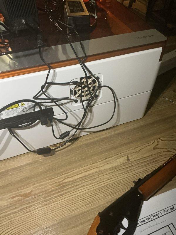 Responded to lightning strike damage affecting residential electrical system. Inspected main electrical panel and found multiple circuit breakers tripped due to power surge from lightning strike. Reset affected breakers, verified proper operation of circuits, and confirmed electrical distribution system functionality. Tested network equipment and connected devices to ensure no damage from electrical event. All circuits restored to normal operation and system verified safe for continued use.