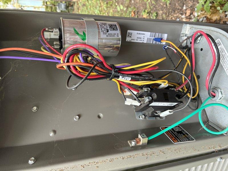 Completed annual preventative maintenance on one-year-old Lennox air conditioning system per MVP membership agreement. Performed comprehensive AC tune-up including inspection of condensate drain line, verification of electrical connections and capacitor condition, and testing of all system components. Unit operating within manufacturer specifications with no issues found; system ready for cooling season.