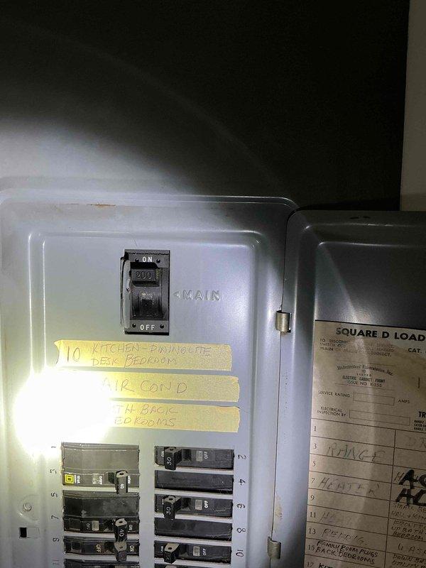 Completed electrical estimate for whole-home standby generator installation at residential property with natural gas service. Evaluated existing 100-amp Square D electrical panel and HVAC equipment placement to determine optimal generator location, transfer switch requirements, and electrical service capacity for automatic backup power system.