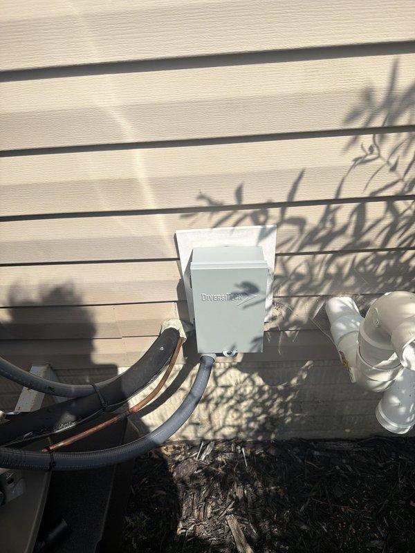 Completed HVAC system installation inspection following initial failure. Furnace installation passed all requirements and met code specifications. Addressed failed inspection item by properly securing loose electrical components within the AC disconnect box, ensuring all wiring connections and control panel elements are firmly mounted and compliant with safety standards.