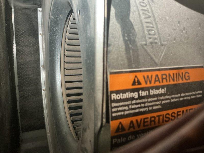 Completed MVP furnace maintenance on Heil heating unit. Performed comprehensive system inspection including visual assessment of blower housing, warning labels, and ventilation components. Measured supply air temperature at 75.3°F and documented normal dust accumulation on equipment surfaces consistent with seasonal operation.
