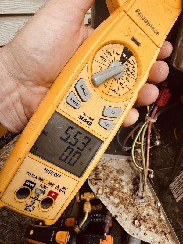 Completed MVP maintenance on 13-year-old air conditioning unit. Performed comprehensive system inspection including electrical components, wiring connections, and control board evaluation. Verified voltage readings at 552V and confirmed all electrical connections secure within the compartment. All system components operating within normal parameters upon completion of maintenance service.