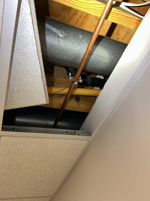Responded to kitchen drain clog and provided courtesy call ahead of arrival. Upon inspection, accessed plumbing system through basement ceiling to assess drainage lines and verify proper flow through waste pipes. Kitchen drain was successfully cleared and restored to normal operation.