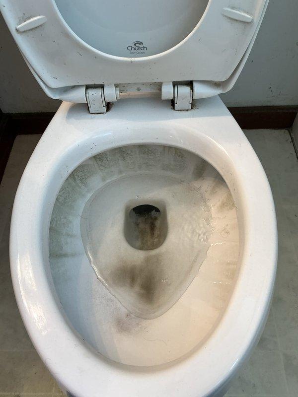 Responded to service call for leaky toilet in single bathroom. Upon arrival, inspected toilet fixture and identified worn flapper valve allowing water to seep from tank into bowl, causing intermittent running and water waste. Replaced defective flapper with new universal rubber flapper assembly, adjusted chain length for proper seal, and tested flush mechanism multiple times to ensure complete seal and proper water shutoff. Verified no leaks at tank bolts, supply line connection, or wax ring seal at base. Documented pre-service and post-repair conditions with photographs. System operating normally upon completion with no active leaks detected.