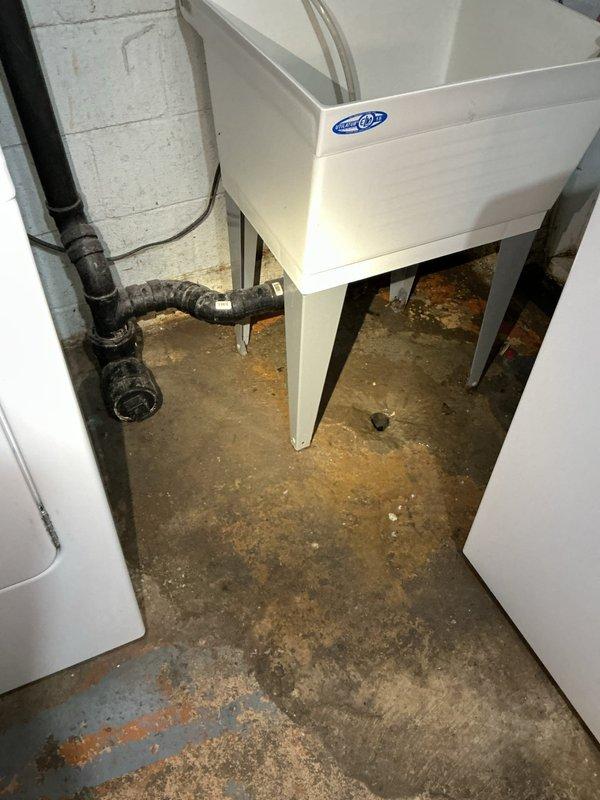 Responded to main drain backup in basement utility area. Successfully cleared obstruction from main drain line using professional drain cleaning equipment, restoring proper drainage flow throughout the system. Also replaced faulty shut-off valve under kitchen sink to prevent future leaks and ensure reliable water control.