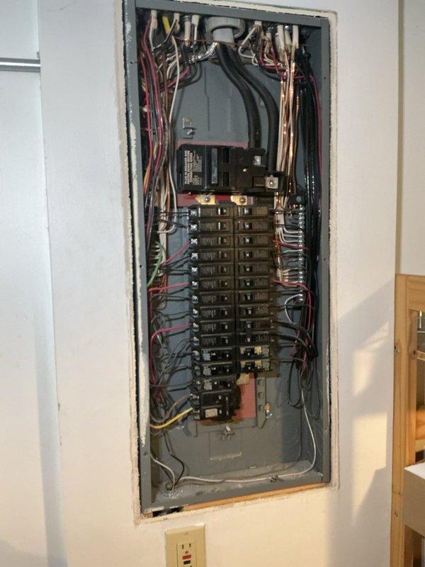 Responded to service call for multiple non-functioning GFCI outlets. Upon arrival, conducted systematic troubleshooting of affected receptacles and traced power supply back to main electrical panel. Inspected panel configuration and circuit breaker arrangement to identify potential upstream issues affecting GFCI operation. 

Tested each problematic GFCI outlet for proper ground fault protection functionality using standard testing equipment. Identified failed GFCI receptacles that would not reset or respond to test button activation. Replaced defective GFCI outlets with new 15-amp tamper-resistant units meeting current NEC requirements. Verified proper line and load connections on each replacement to ensure downstream protection where applicable.

Checked panel breakers associated with affected circuits for proper operation and secure connections. Confirmed all circuit breakers functioned correctly with no signs of overheating or damage. Restored power to all circuits and verified each