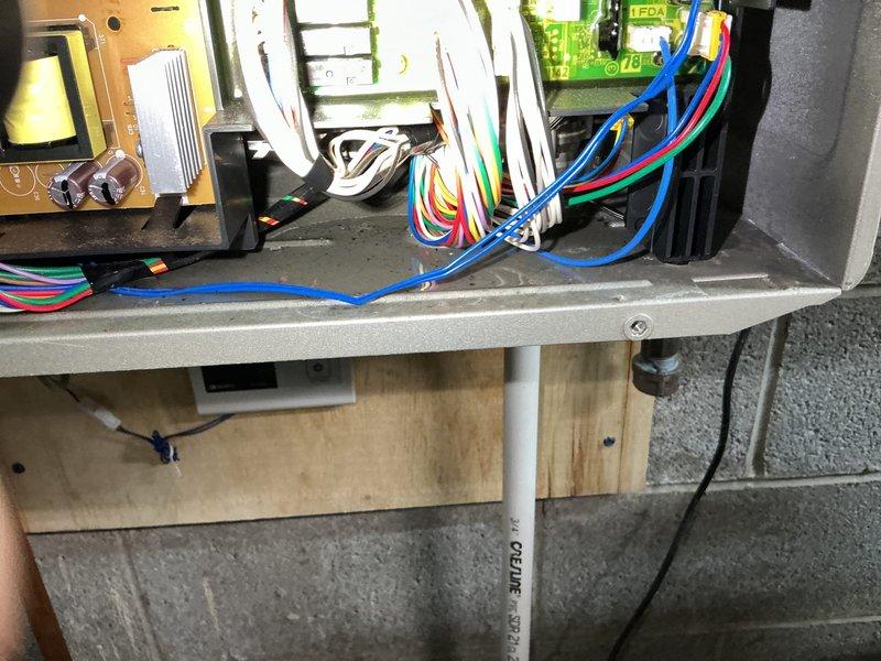 Performed routine descaling maintenance on a 2-year-old Noritz tankless water heater. Flushed the heat exchanger with descaling solution to remove mineral buildup and restore optimal heating efficiency. Unit was accessed, serviced, and reassembled with all components functioning properly upon completion.