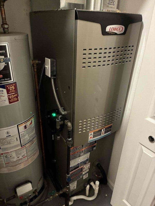 # HVAC Maintenance - Cooling

Performed annual preventive maintenance on 1-year-old Lennox air conditioning system. Completed comprehensive inspection of indoor air handler unit including electrical components, capacitor testing, and control board verification. All electrical connections were secure with proper wire management observed. System capacitor tested within manufacturer specifications. Inspected condensate drainage system with PVC piping confirmed clear and functioning properly. Unit operating efficiently with no deficiencies noted. Service completed to accommodate customer's scheduling requirements.