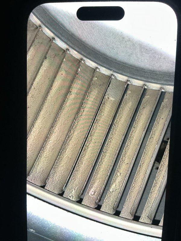 Completed comprehensive maintenance service on 9-year-old gas furnace as part of MVP recurring maintenance program. Performed standard heating system inspection, verified proper operation of all components, and examined heat exchanger fins which showed normal aging with minor surface discoloration but remained structurally sound. Inspected air filtration system, noting filter media had accumulated dust and particulate matter consistent with normal usage; filter pleats and frame showed appropriate service wear. All system components functioning within manufacturer specifications.