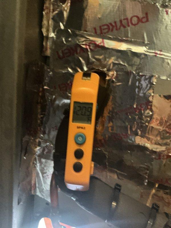 Completed comprehensive tune-up service on 16-year-old furnace system. Performed diagnostic measurements at supply registers and within ductwork using calibrated digital instruments to verify proper airflow and system performance. All components inspected and system operating within normal parameters upon completion.