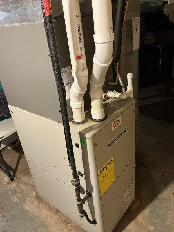 Completed comprehensive AC tune-up on Lennox outdoor condenser unit and indoor air handler system. Performed standard maintenance protocol including system inspection, filter check, electrical connections verification, and refrigerant line assessment. Installed carbon monoxide detector as part of service appointment to enhance home safety monitoring.
