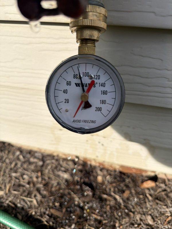 Responded to complaint of loud noise followed by prolonged hissing sound from toilet. Upon inspection, diagnosed faulty fill valve causing the reported symptoms. Checked home water pressure at exterior pressure regulator, which measured within normal operating range. Inspected interior plumbing connections and shut-off valves for proper operation. Replaced defective toilet fill valve assembly to eliminate noise and hissing issue. Tested toilet flush cycles to verify proper fill operation and confirm resolution of problem. System now operating quietly and efficiently.