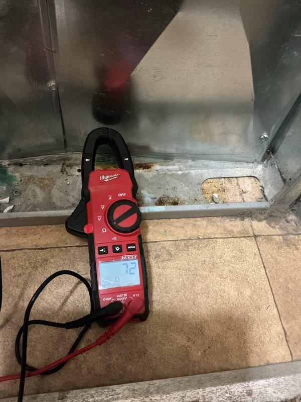 Performed comprehensive tune-up on 14-year-old furnace system, including inspection of mechanical components, refrigerant connections, and electrical system. Utilized digital clamp meter to verify proper amperage draw and electrical performance, documented equipment condition through detailed photography of valve assemblies and system components, and confirmed all operational parameters were within manufacturer specifications.