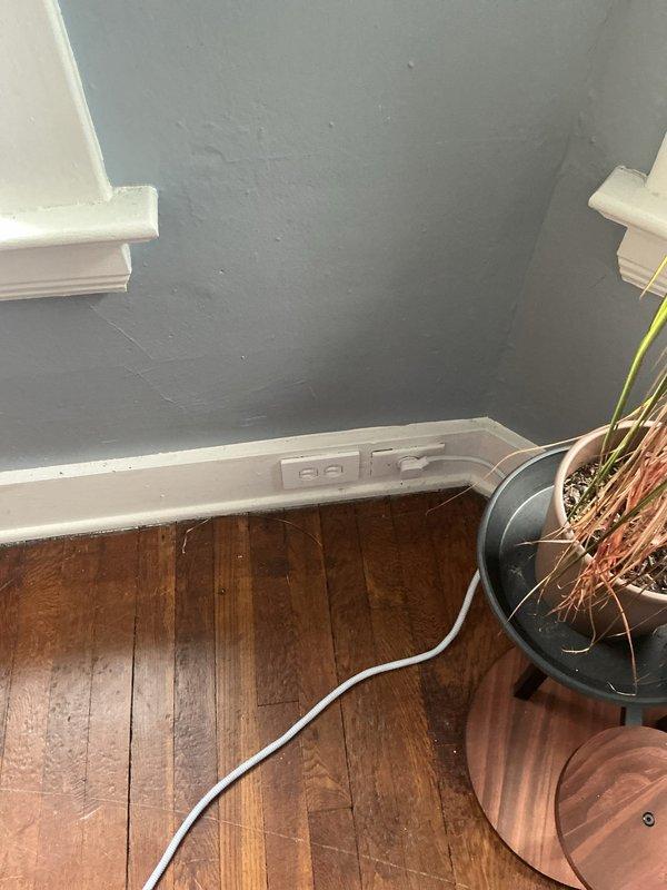 Replaced two ungrounded electrical outlets with new grounded duplex receptacles in accordance with current electrical code requirements. All outlets were tested for proper grounding and functionality upon completion.