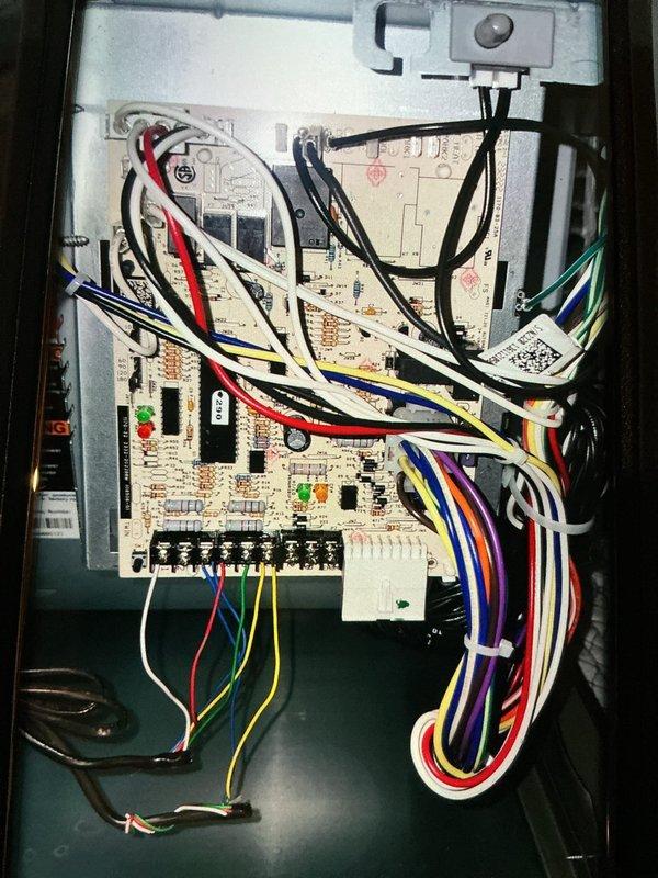 Completed comprehensive MVP furnace maintenance including full system inspection and testing. Accessed and evaluated control board, verified all electrical connections, LED indicators, and component functionality within the unit. All systems operating within normal parameters upon completion.