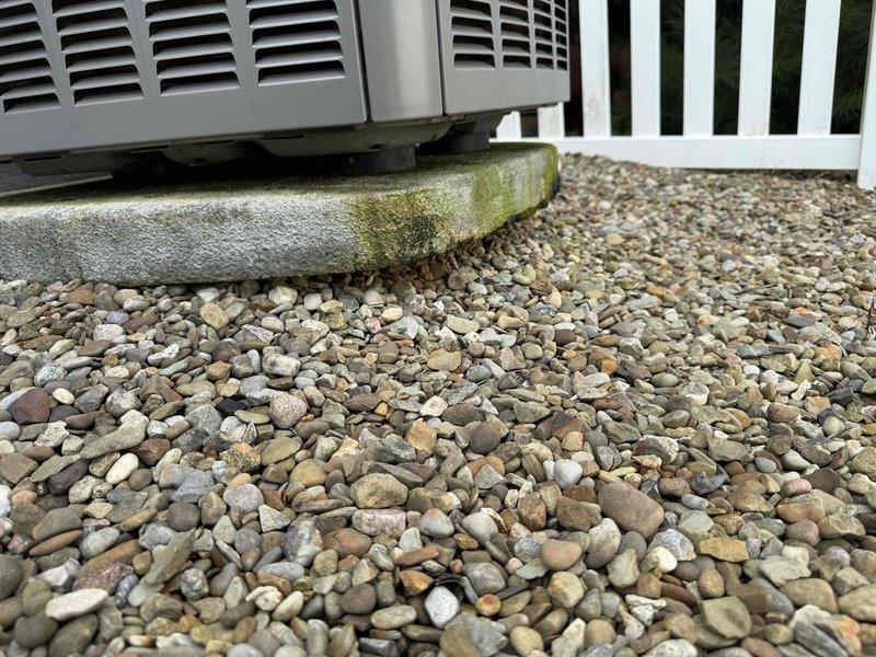 Completed comprehensive MVP AC maintenance on residential cooling system. Performed thorough inspection of outdoor condensing unit, verified proper operation of all mechanical and electrical components, and accessed control board to confirm system settings and diagnostics display functionality. Unit operating within normal parameters with all DIP switch configurations verified and system displaying proper diagnostic codes.