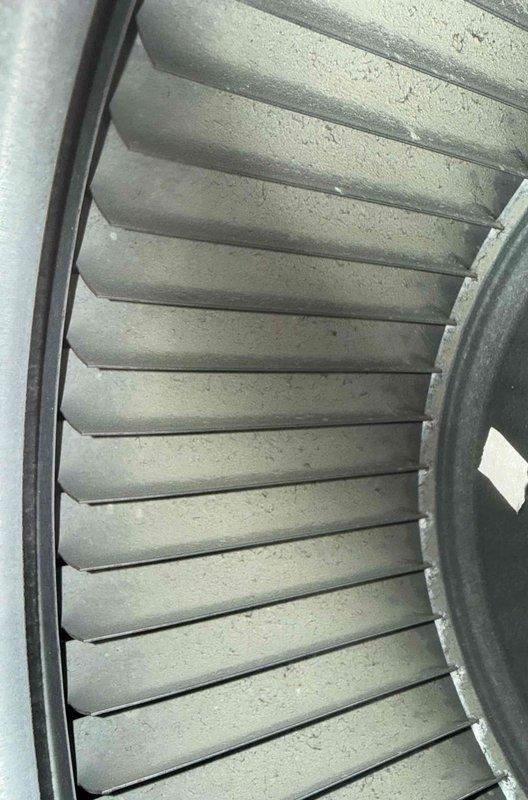 Completed maintenance inspection on 8-year-old air conditioning system with dual outdoor units. Inspected evaporator coil showing normal condensation patterns and examined control board with DIP switch configurations, verifying all electronic components and system settings were functioning properly.